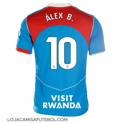 Camisa de Futebol Atletico Madrid Alex Baena #10 Equipamento Alternativo Mulheres 2025-26 Manga Curta Camisa de Futebol Atletico Madrid Alex Baena #10 Equipamento Alternativo Mulheres 2025-26 Manga Curta